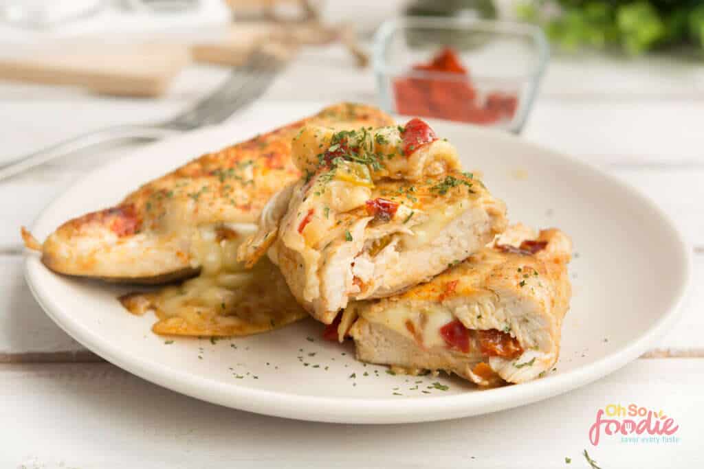 grilled stuffed chicken breasts