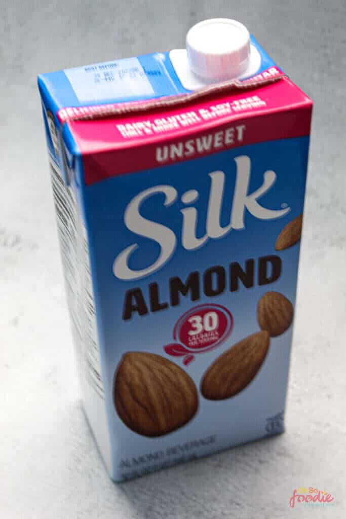 almond milk  