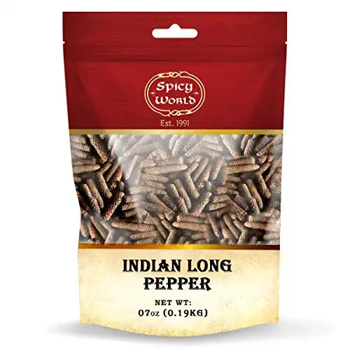 Spicy World Indian Long Pepper Whole -7 oz