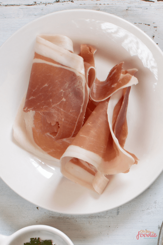 sliced prosciutto