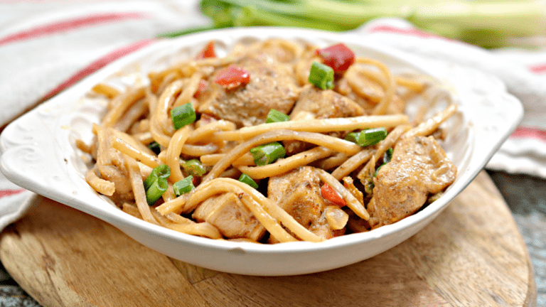 Keto Chicken Spaghetti Recipe - Oh So Foodie