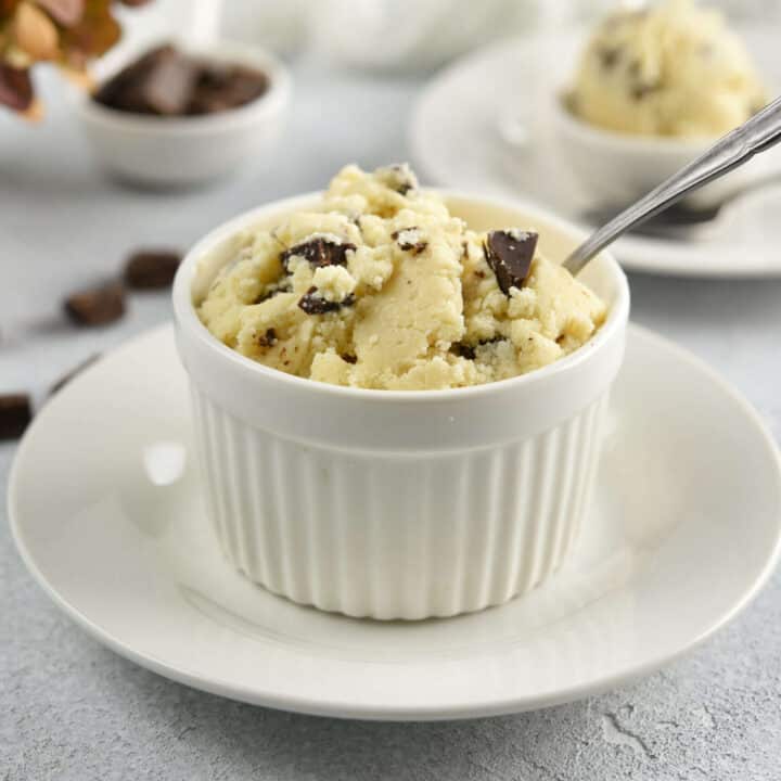 Edible Cookie Dough Without Eggs (Keto Approved)