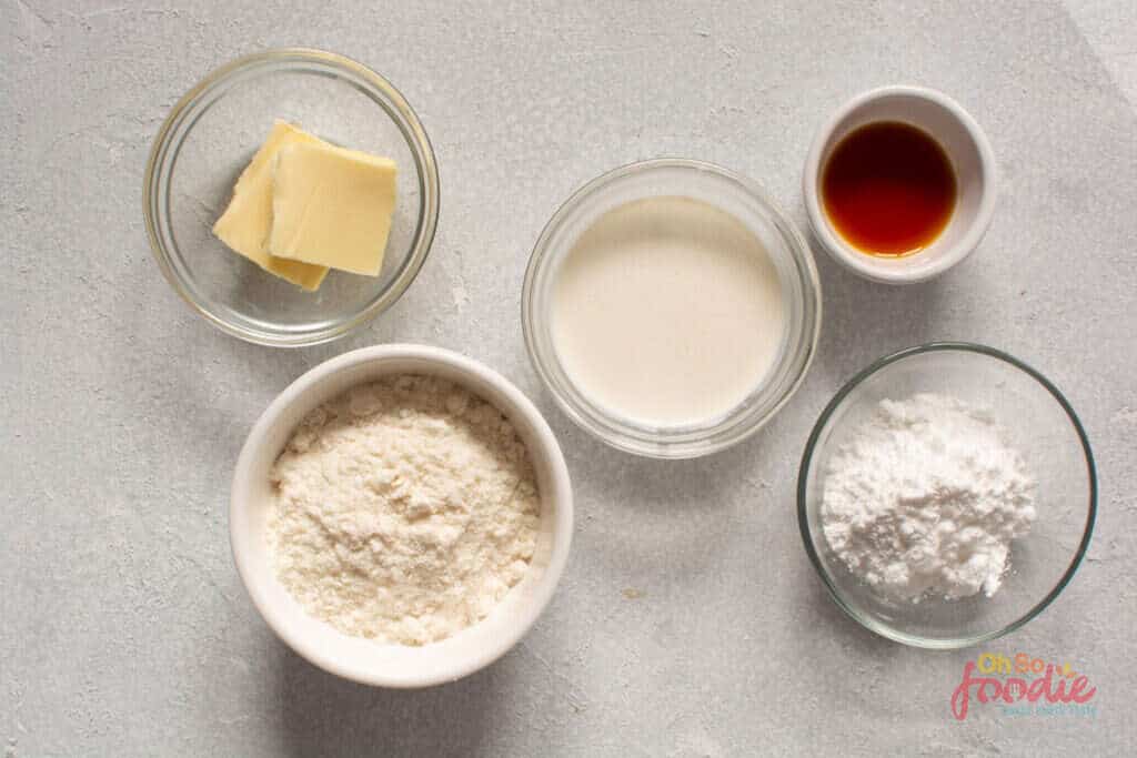 eggless cookie dough ingredients