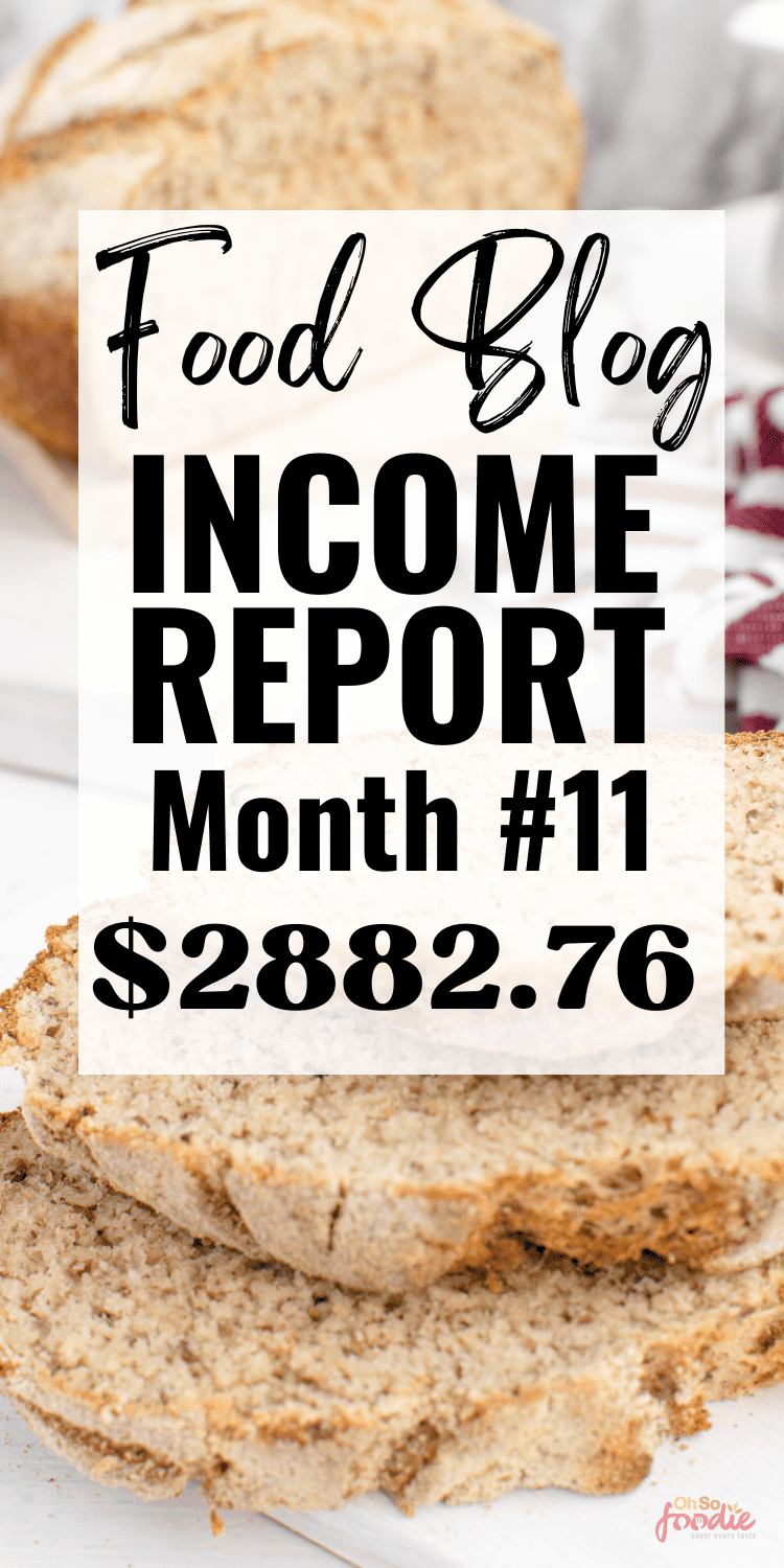 Food Blog Income Report | April 2020 - Oh So Foodie
