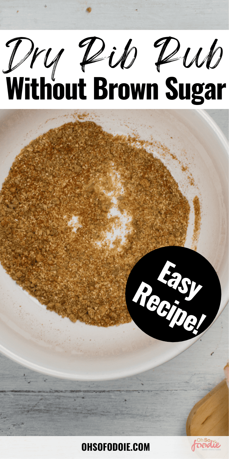 Pork Rib Rub Recipe Without Brown Sugar Oh So Foodie