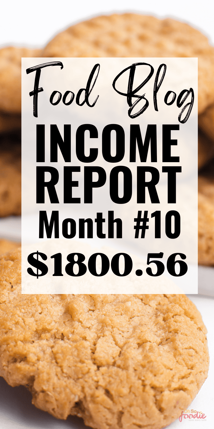 Food Blog Income Report | February 2020 - Oh So Foodie