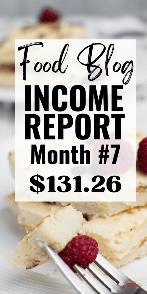 food blog income report November 2019