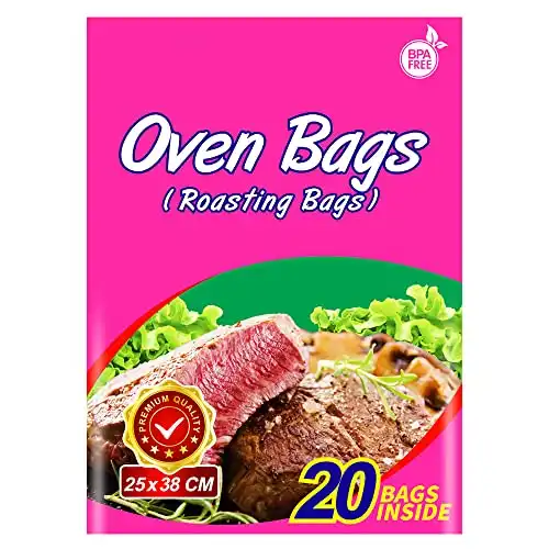 20 Count Oven Bags For Making Seafood Boils (10×15 inch)