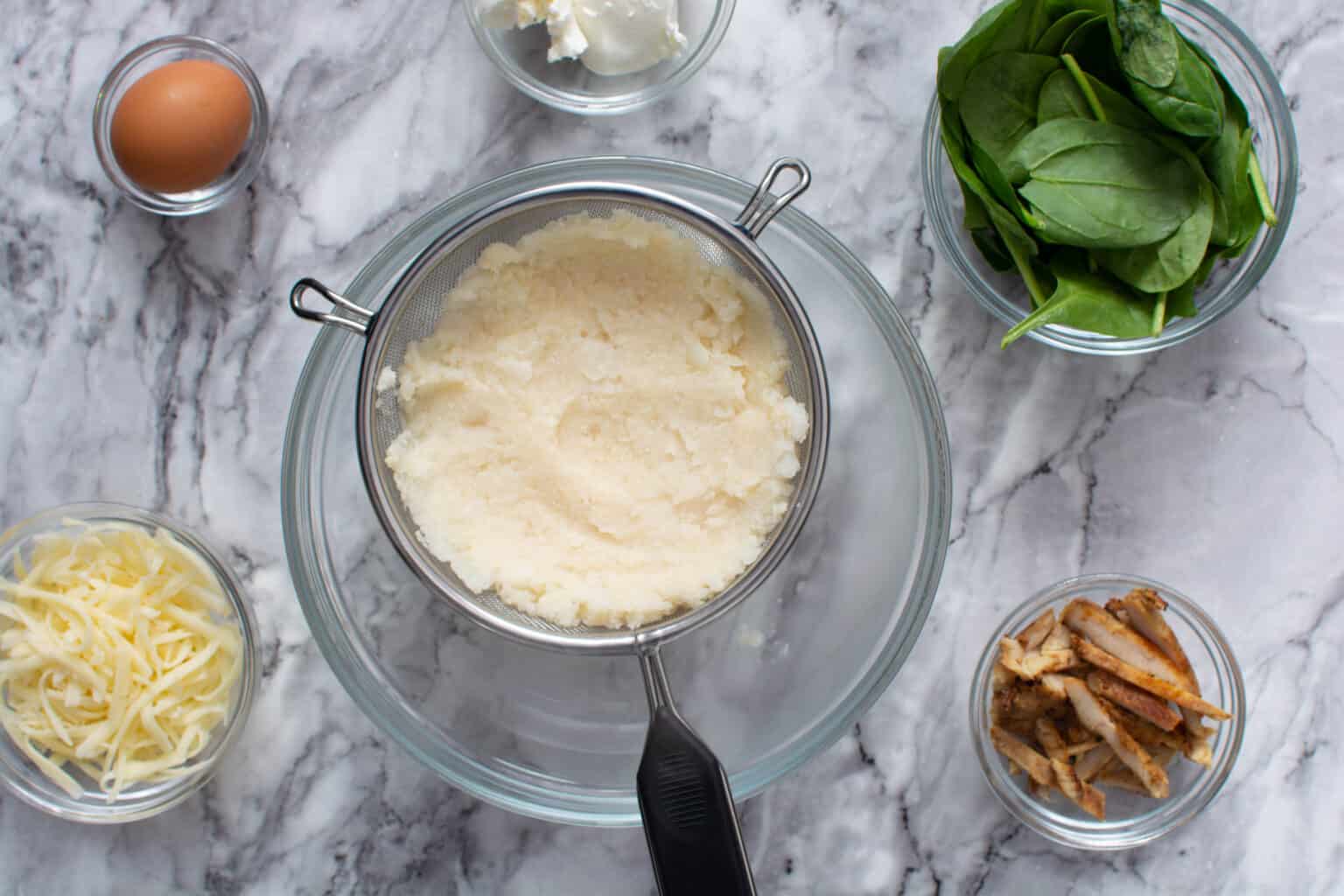 Cauliflower Pizza Crust Without Parmesan Oh So Foodie