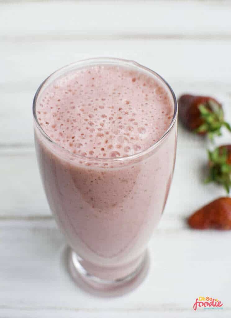 Strawberry smoothie with no banana