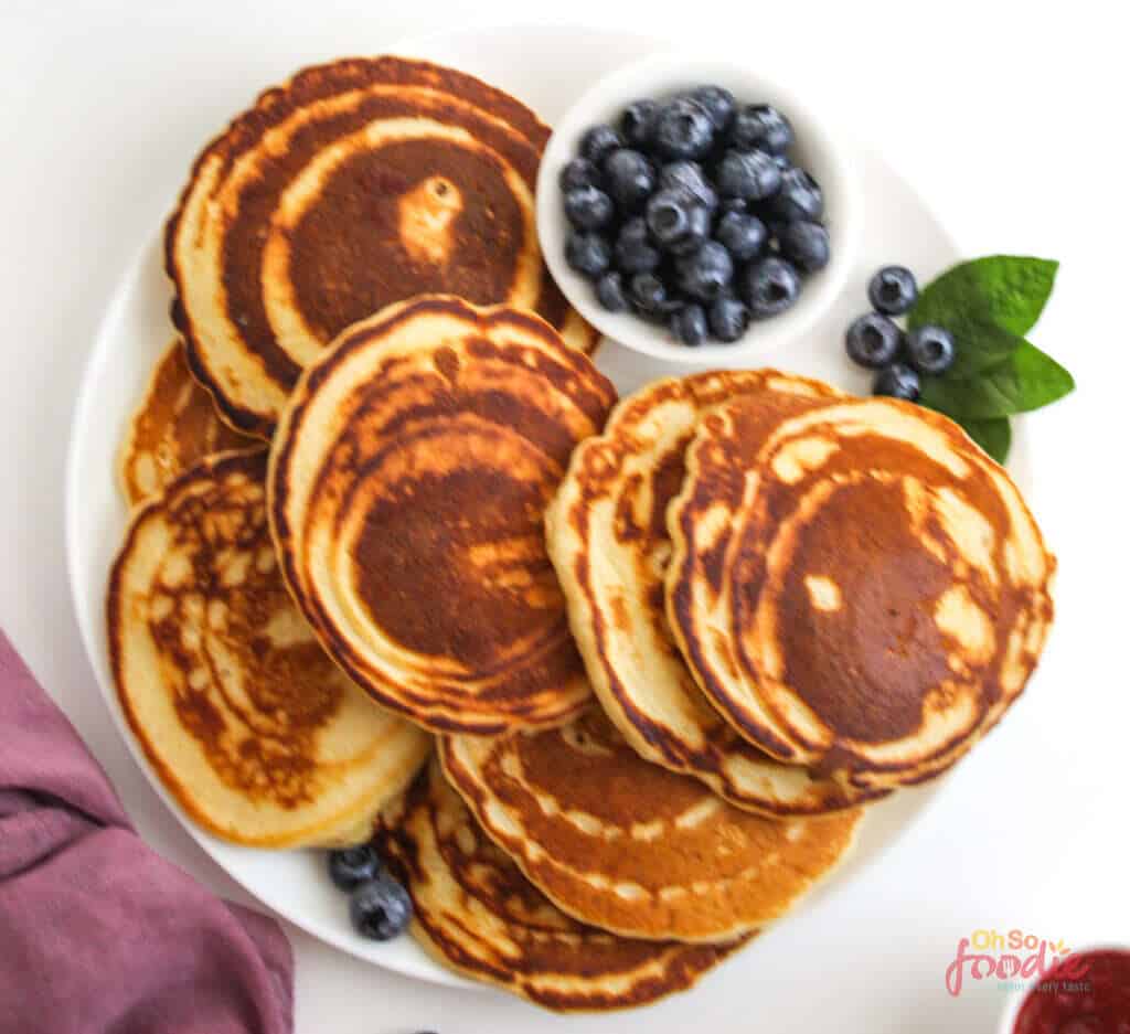 The BEST Evaporated Milk Pancakes Oh So Foodie