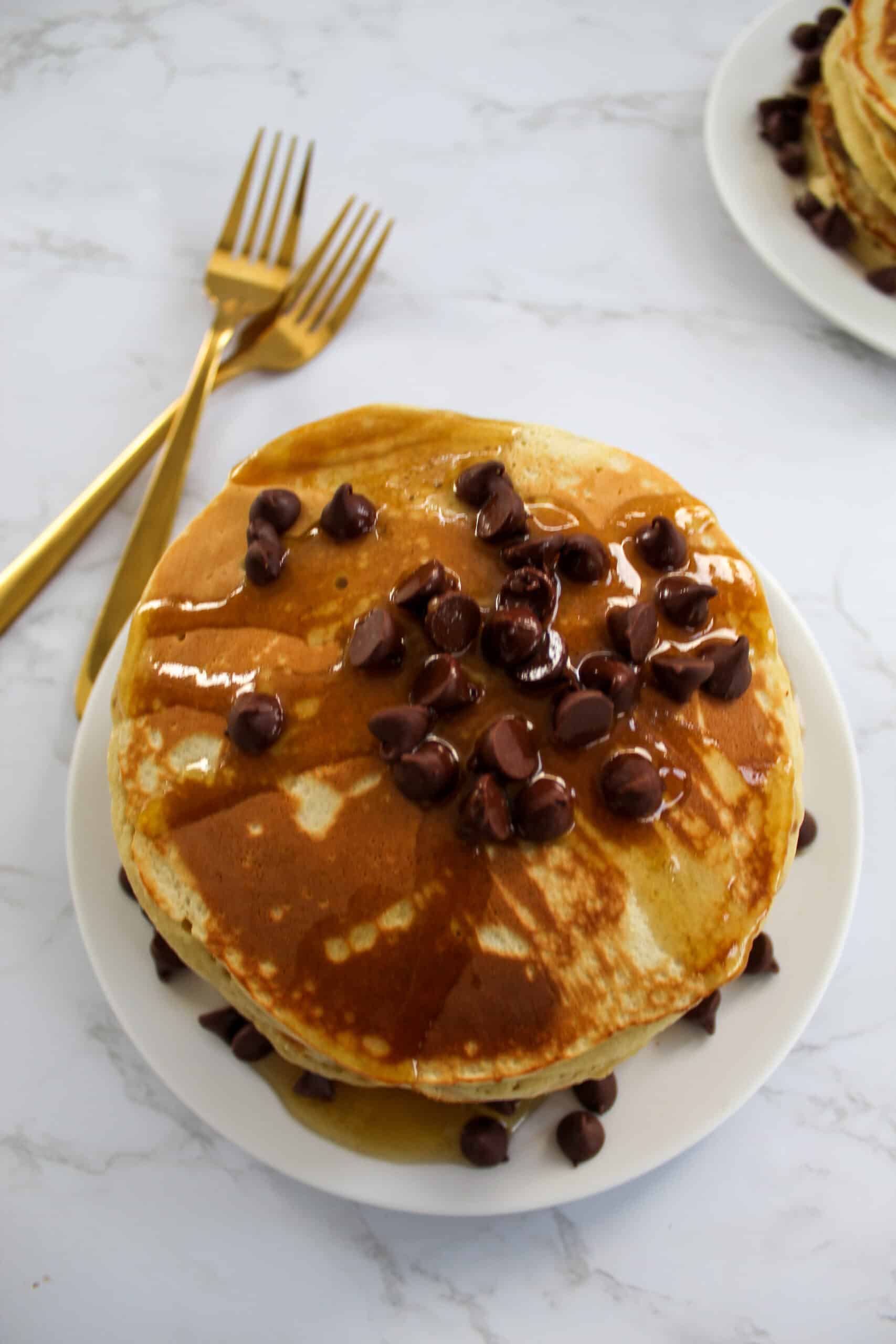 Fluffy Pancakes Without Baking Powder - Oh So Foodie