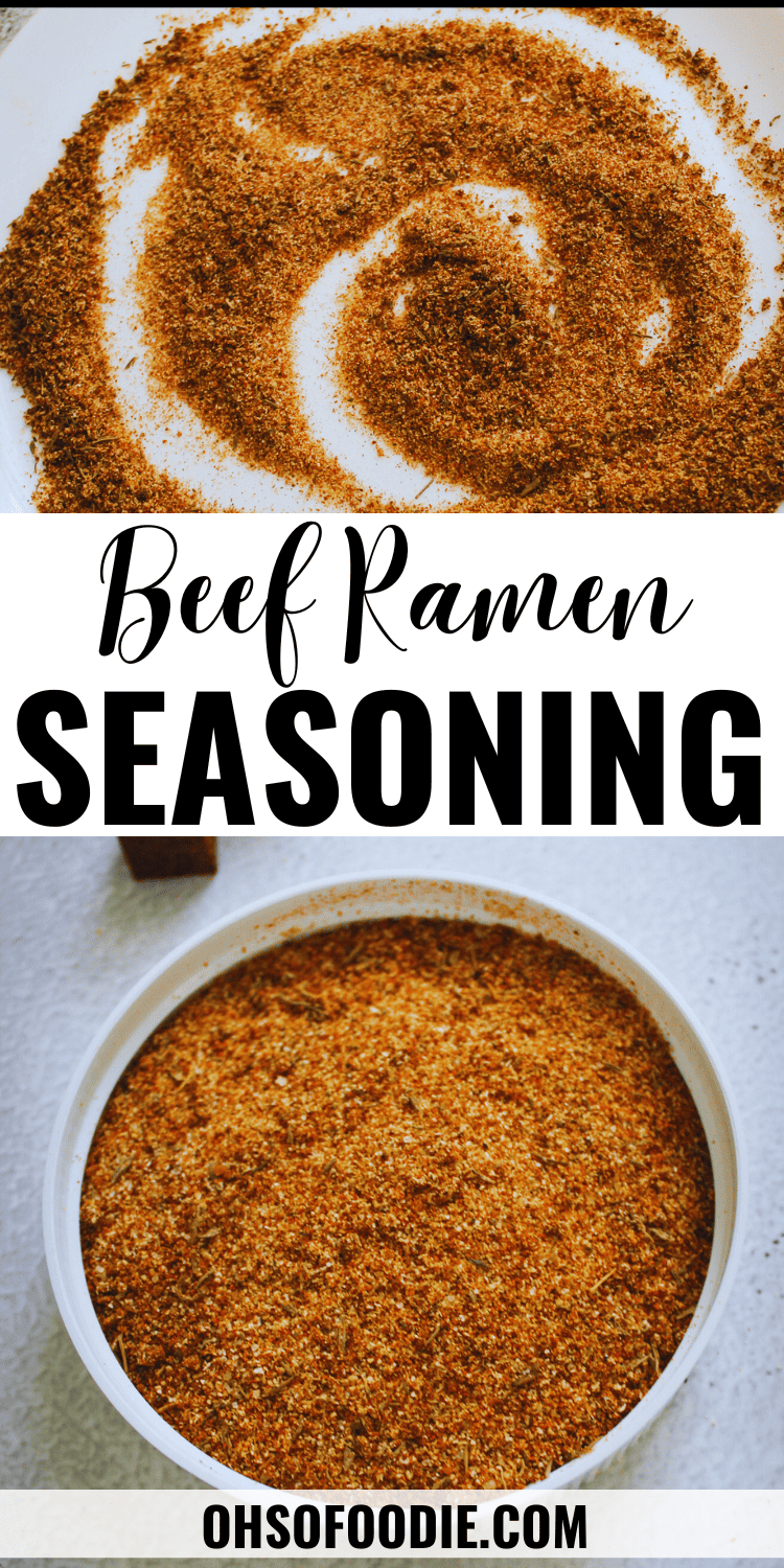 Beef Ramen Seasoning Oh So Foodie