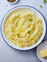Mashed Potatoes Without Milk - Oh So Foodie
