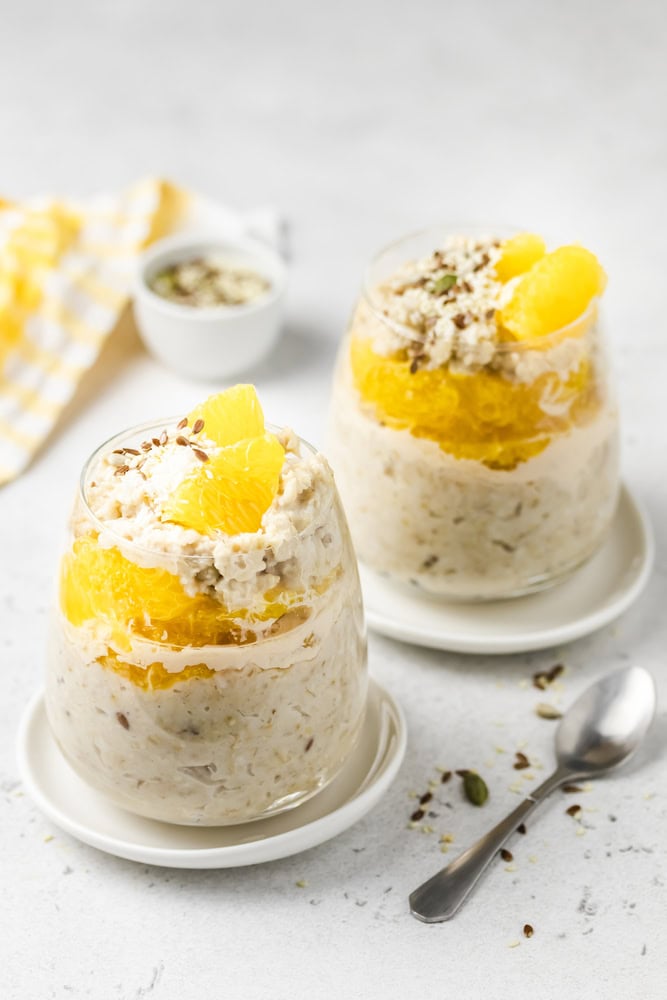 orange overnight oats