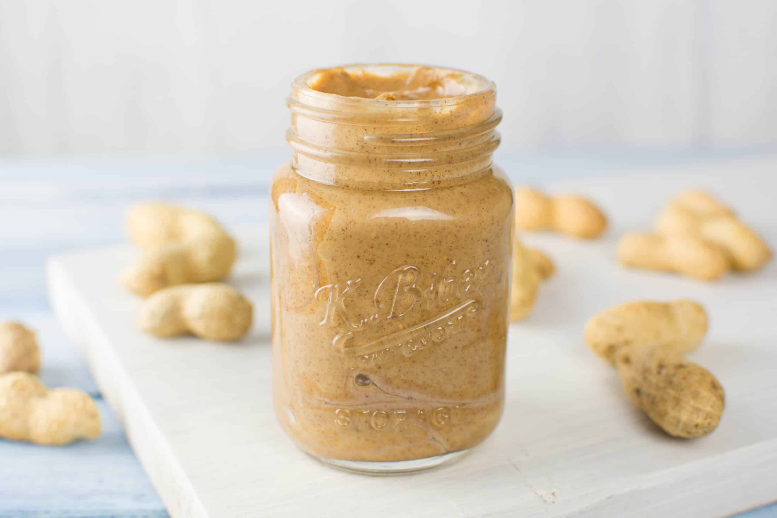 homemade peanut butter from scratch