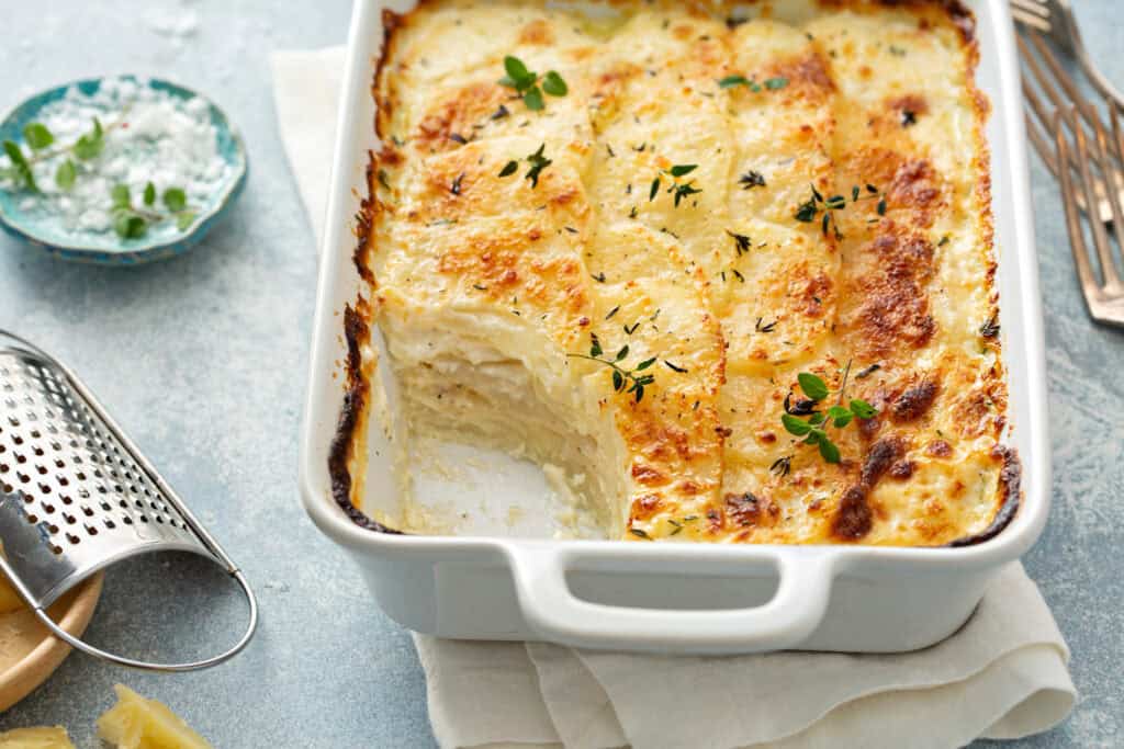 easy cheesy scalloped potatoes