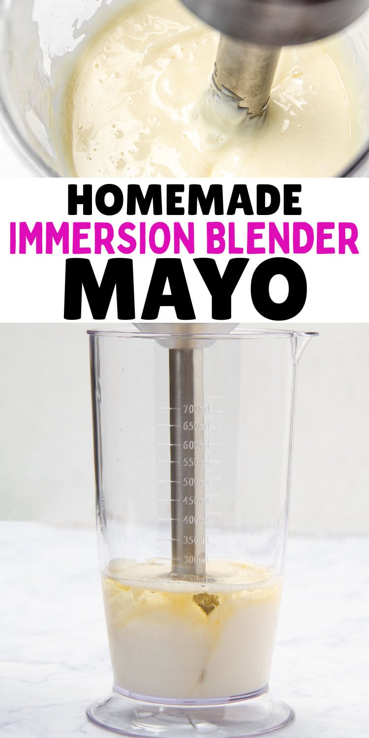 Picture Idea: Immersion Blender Mayo