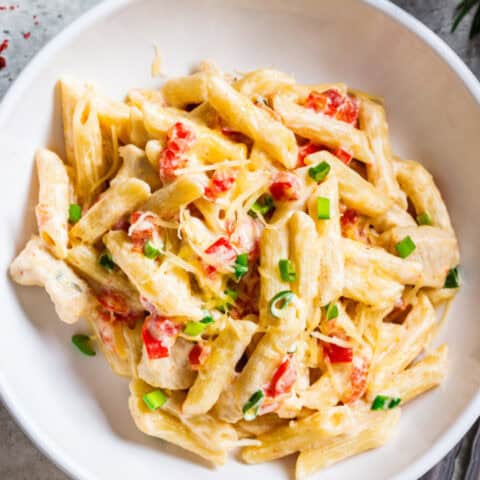 Creamy Cottage Cheese Pasta